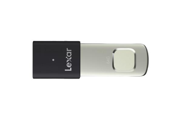 USB-A Lexar JumpDrive Fingerprint F35 Pro 64GB USB 3.2 Flash Drive