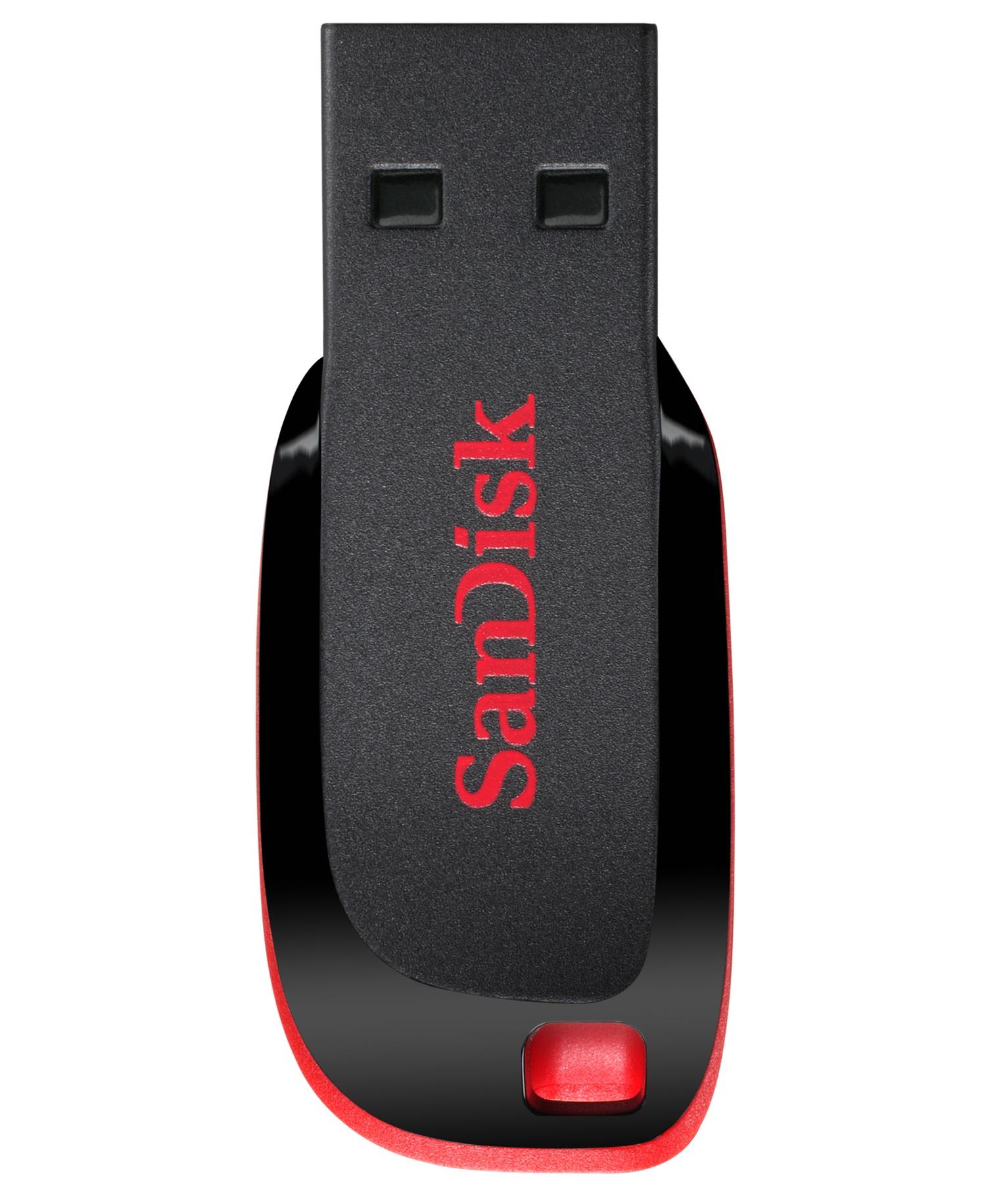 USB-A SanDisk Cruzer Blade 32GB USB 2.0 Flash Drive