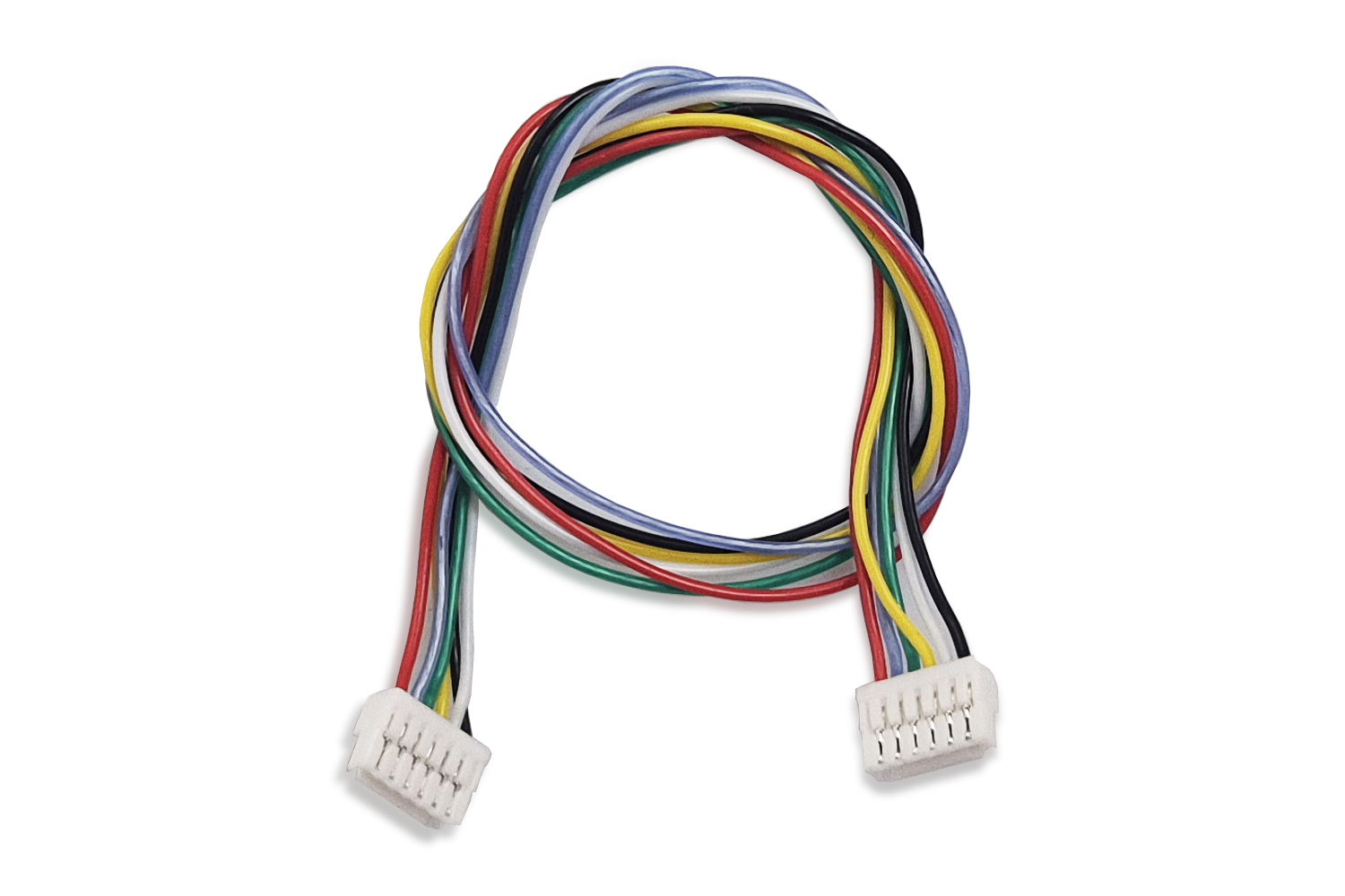 Silicone cable Micro JST-GH F 6 pin - Micro JST-GH F 6 pin (200 mm)