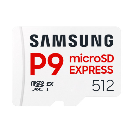 Samsung P9 EXPRESS A1 MicroSDXC 512GB UHS-I V30 U3 R800MB/s Memory Card
