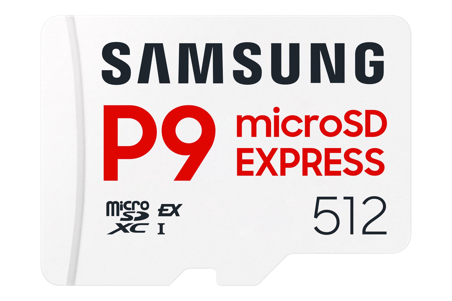 Карта памяти Samsung P9 EXPRESS A1 MicroSDXC 512GB UHS-I V30 U3 R800MB/s