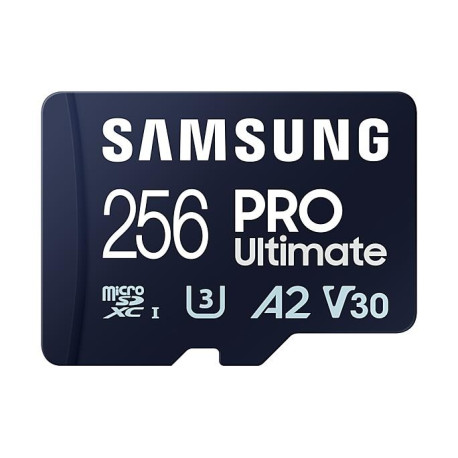 Samsung PRO Ultimate A2 MicroSDXC 256GB UHS-I V30 U3 R200/W130MB/s + USB card reader