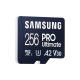 Карта памяти Samsung PRO Ultimate A2 MicroSDXC 256GB UHS-I V30 U3 R200/W130MB/s + USB кардридер