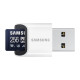 Samsung PRO Ultimate A2 MicroSDXC 256GB UHS-I V30 U3 R200/W130MB/s + USB card reader