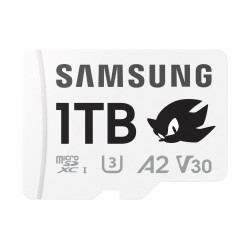 Samsung PRO PLUS Sonic the Hedgehog A2 MicroSDXC 1TB UHS-I V30 U3 R180/W130MB/s Memory Card + SD