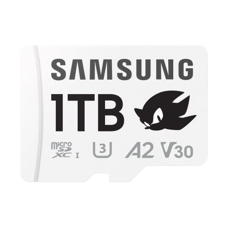 Samsung PRO PLUS Sonic the Hedgehog A2 MicroSDXC 1TB UHS-I V30 U3 R180/W130MB/s Memory Card + SD