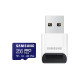 Карта памяти Samsung PRO Plus A2 MicroSDXC 256GB UHS-I V30 U3 R180/W130MB/s + USB кардридер