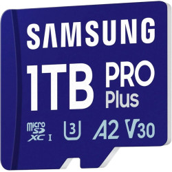 Memory card Samsung PRO Plus A2 MicroSDXC 1TB UHS-I V30 U3 R180/W130MB/s + SD