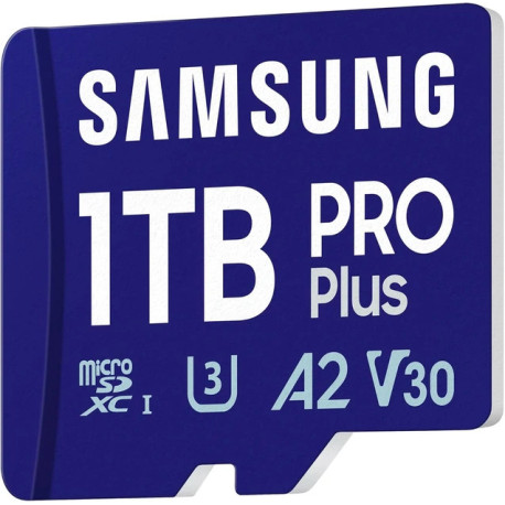 Memory card Samsung PRO Plus A2 MicroSDXC 1TB UHS-I V30 U3 R180/W130MB/s + SD