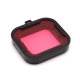 Pink dive filter for GoPro HERO4 Standard housing