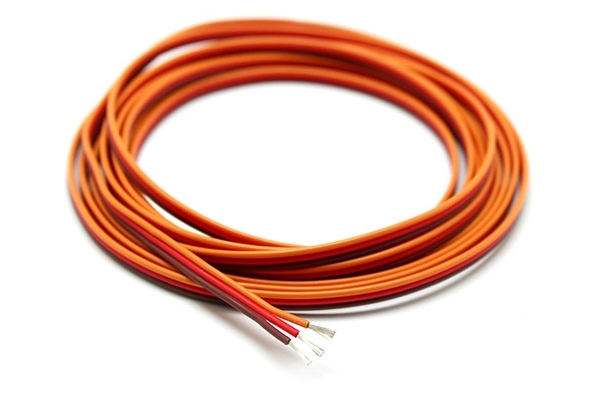 Сервопровод ПВХ QJ 26AWG плоский (JR), 1 метр
