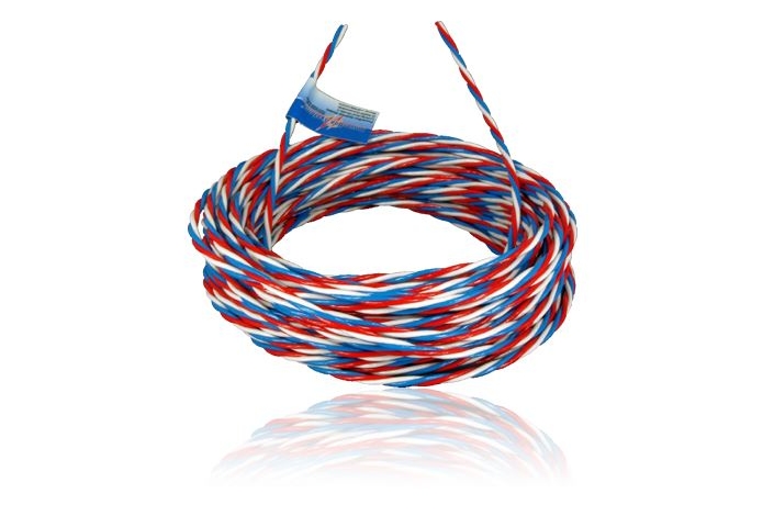 Servo wire PowerBox Premium MAXI 2x0.5mm + 1x0.3mm (100 meters)