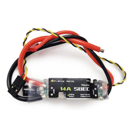 FrSky Neuron SBEC 14A 4-14S 5.0/7.4/8.4/12V power regulator.