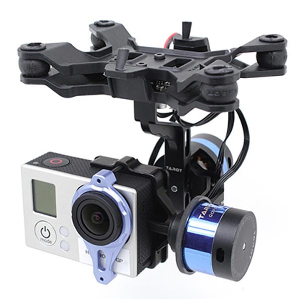 Tarot T-2D two-axis gimbal stabilized suspension for GoPro cameras (TL68A00)