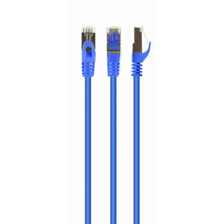 Патч корд Cablexpert S/STP, литий, 50u" штекер із фіксатором, 30 м, синій