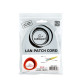 Patch cord Cablexpert UTP, category 6, molded, 50u" plug with latch, 10 m, yellow