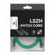 Patch cord Cablexpert S/STP, molded, 50u" plug with latch, 2.0m, green