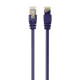 Patch cord Cablexpert FTP, category 6, molded, 50u" plug with latch, 0.5 m, purple
