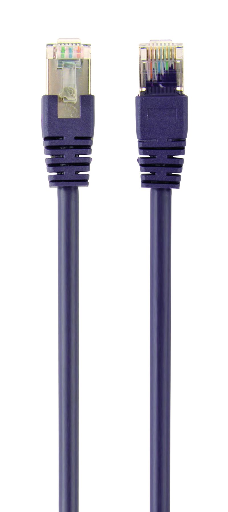 Patch cord Cablexpert FTP, category 6, molded, 50u" plug with latch, 0.5 m, purple