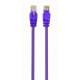Patch cord Cablexpert Cablexpert UTP, category 5E, molded, 50u" plug with latch, 0.5 m, purple