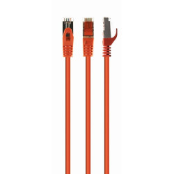 Патч-корд Cablexpert S/STP, литой, 50u" разъем с фиксатором, 0.25 м, оранжевый
