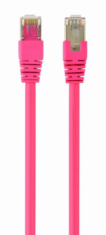 Patch cord Cablexpert FTP, category 6, molded, 50u" plug with latch, 3 m, pink