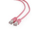 Patch cord Cablexpert FTP, category 6, molded, 50u" plug with latch, 3 m, pink