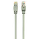 Patch cord Cablexpert FTP, molded, foil shielded, 50u" plug with latch, 5m, grey