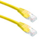 Patch cord Cablexpert UTP, category 5E, molded, 50u" plug with strain relief, 2 m, yellow