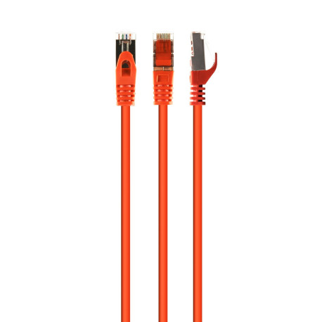 Патч-корд Cablexpert S/STP, литой, 50u" разъем с фиксатором, 1 м, оранжевый