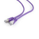 Patch cord Cablexpert FTP, category 6, molded, 50u" plug with latch, 3 m, purple