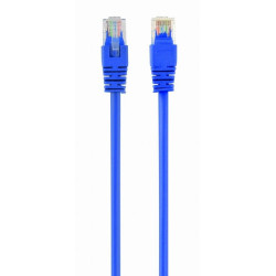 Патч корд Cablexpert UTP, категорія. 5E, литий,  50u" штекер із фіксатором, 0.25 м, синій