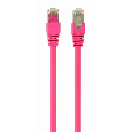 Patch cord Cablexpert FTP, category 6, molded, 50u" plug with latch, 5 m, pink
