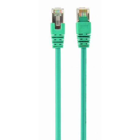 Патч-корд Cablexpert FTP, литой, 50u" разъем с фиксатором, 2 м, зеленый
