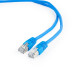 Patch cord Cablexpert FTP, category 6, molded, 50u" plug with latch, 1 m, blue