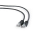 Patch cord Cablexpert UTP, category 5E, molded, 50u" plug with latch, 7.5 m black