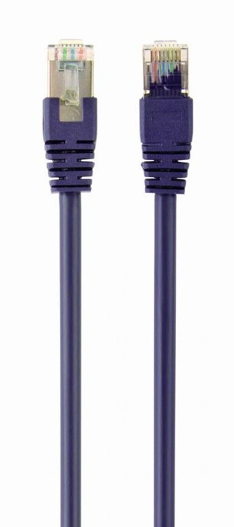 Patch cord Cablexpert FTP, category 6, molded, 50u" plug with latch, 2 m, purple