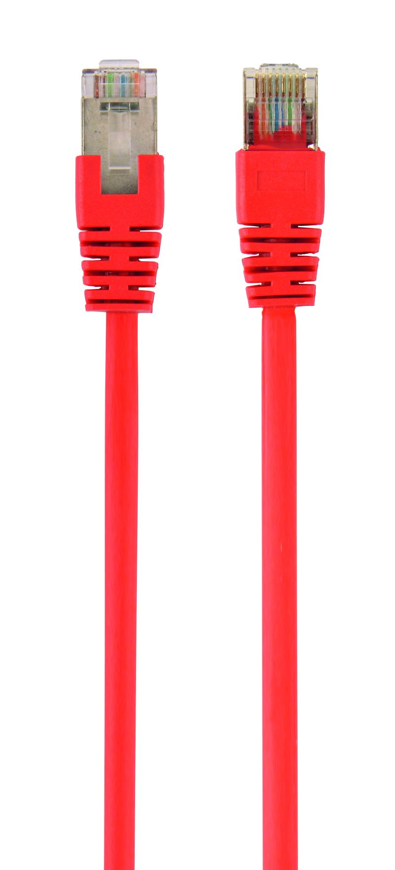 Patch cord Cablexpert FTP, category 6, molded, 50u" plug with latch, 0.5 m, red
