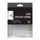 Patch cord Cablexpert UTP, category 6, molded, 50u" plug with latch, 0.25 m, grey