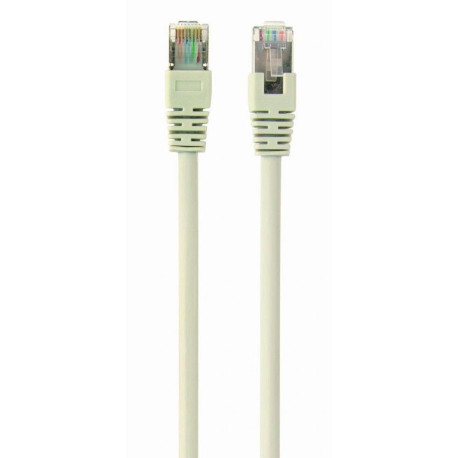Патч корд Cablexpert STP, литий, 50u" штекер із фіксатором, 15 м, сірий