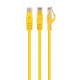 Patch cord Cablexpert UTP, category 6, molded, 50u" plug with latch, 2 m, yellow