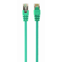 Патч-корд Cablexpert FTP, категория 6, литой, 50u" разъем с фиксатором, 0.5 м, зеленый