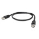 Patch cord Cablexpert FTP, category 6, molded, 50u" plug with latch, 2.0M, black