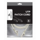 Patch cord Cablexpert UTP, category 6, molded, 50u" plug with latch, 1m, grey