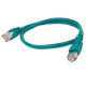 Patch cord Cablexpert FTP, category 6, molded, 50u" plug with strain relief, 2 m, green