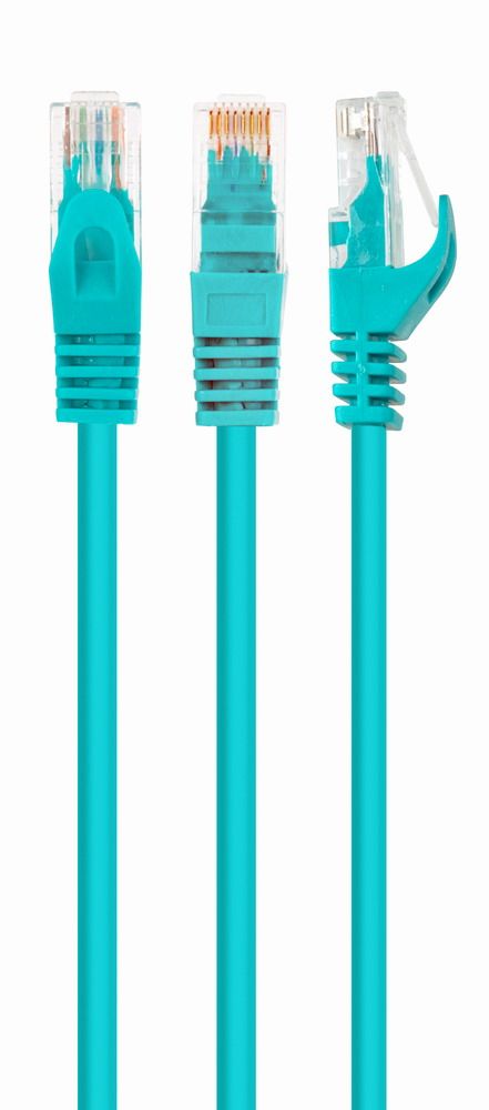 Patch cord Cablexpert UTP, category 6, molded, 50u" plug with latch, 1.5 m, green