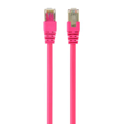 Патч-корд Cablexpert FTP, категория 6, литой, 50u" разъем с фиксатором, 0.25 м, розовый