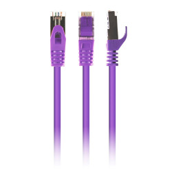 Патч-корд Cablexpert S/STP, литой, 50u" разъем с фиксатором, 3 м, пурпурный