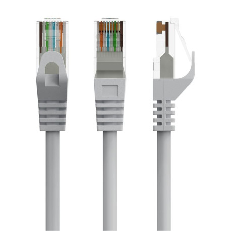 Patch cord Cablexpert UTP, category 6, molded, 50u" plug with latch, 7.5 m, grey