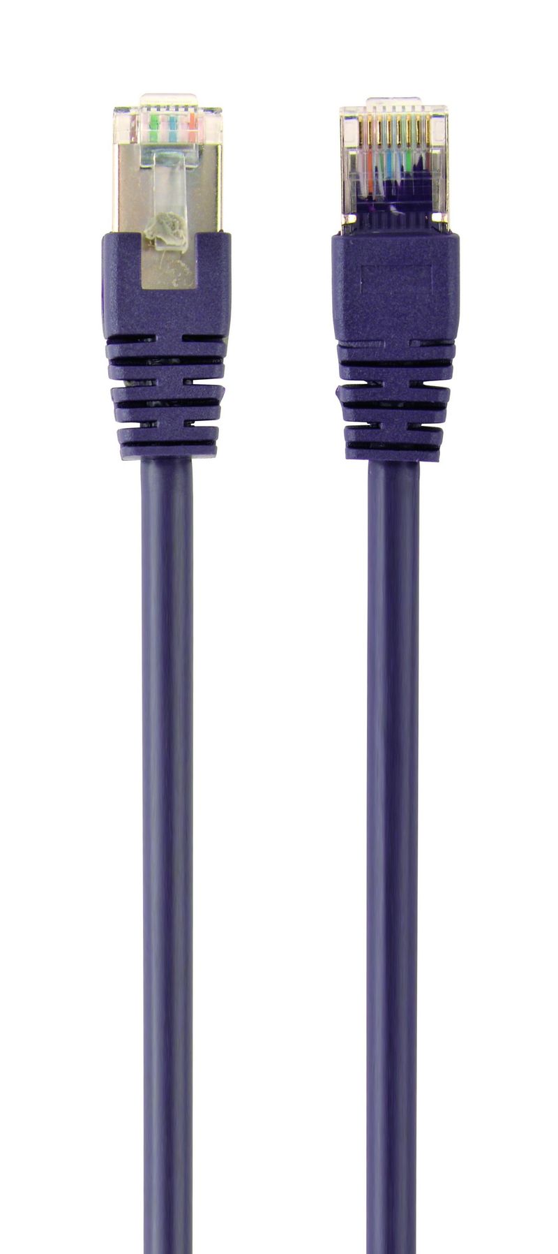 Patch cord Cablexpert FTP, category 6, molded, 50u" plug with latch, 5 m, purple
